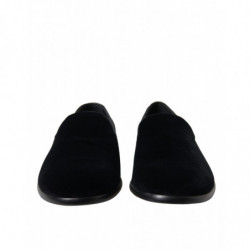 Mocassini in velluto nero Scarpe formali - EU45/US12