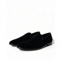 Mocassini in velluto nero Scarpe formali - EU45/US12