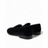 Mocassini in velluto nero Scarpe formali - EU45/US12