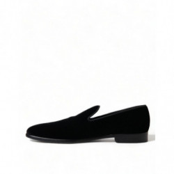 Mocassini in velluto nero Scarpe formali - EU41/US8