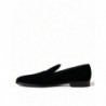 Mocassini in velluto nero Scarpe formali - EU41/US8