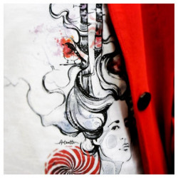 Top e T-shirt in viscosa bianca - L