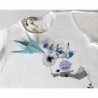 Top e T-shirt in viscosa bianca - L