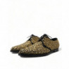 Scarpe eleganti derby decorate in oro nero - EU45/US12