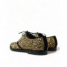 Scarpe eleganti derby decorate in oro nero - EU45/US12