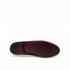 Scarpe eleganti mocassini corona cristalli velluto nero - EU43/US10