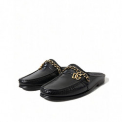 Scarpe eleganti con pantofole Visconti in pelle nera - EU42.5/US9.5