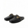 Scarpe eleganti con pantofole Visconti in pelle nera - EU42.5/US9.5