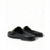Scarpe eleganti con pantofole Visconti in pelle nera - EU42.5/US9.5