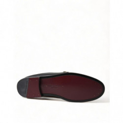 Scarpe eleganti con pantofole Visconti in pelle nera - EU42.5/US9.5