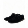 Scarpe eleganti derby formali con lacci in velluto nero - EU44/US11