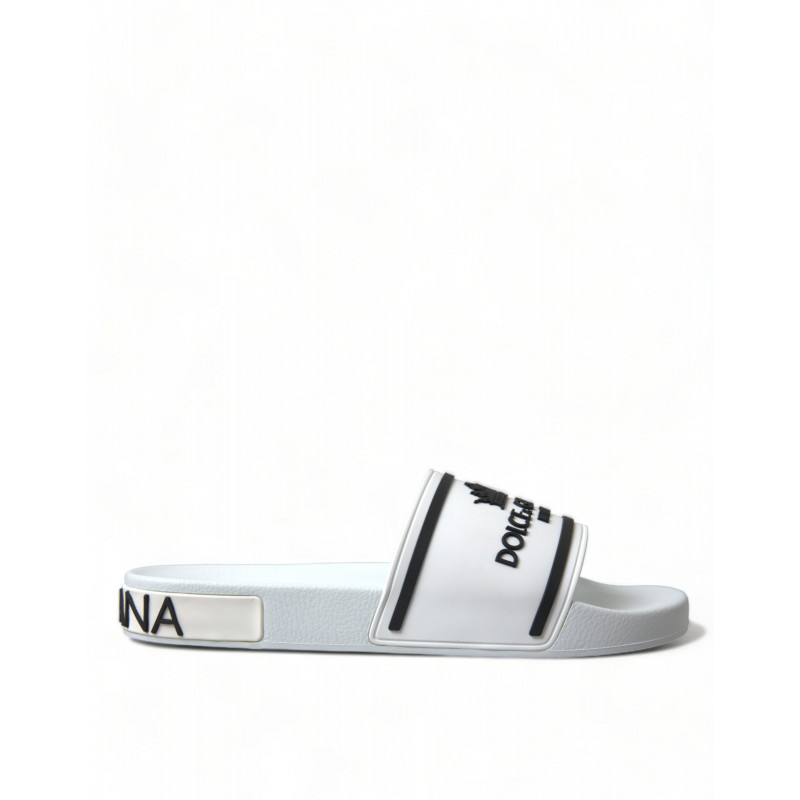 Sandali in gomma bianca Pantofole Beachwear Scarpe da uomo - EU43/US10