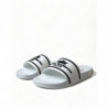 Sandali in gomma bianca Pantofole Beachwear Scarpe da uomo - EU43/US10