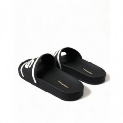 Sandali in gomma nera Pantofole Beachwear Scarpe da uomo - EU39/US6