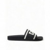 Sandali in gomma nera Pantofole Beachwear Scarpe da uomo - EU40/US7