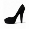 Scarpe décolleté tacco plateau pelle scamosciata nera - EU40/US9.5