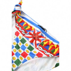 Bikini beachwear da bagno con fondo Carretto multicolor - IT3 - M