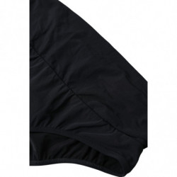 Bikini fondo slip costume da bagno elasticizzato nylon nero - IT3 - M