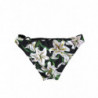 Bikini da spiaggia fondo costume da bagno stampa giglio nero - IT4 - L