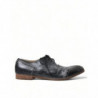 Scarpe eleganti derby formali con lacci in pelle nera - EU41/US8
