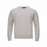 Maglione girocollo in cashmere grigio - IT50 - M-L