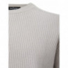 Maglione girocollo in cashmere grigio - IT50 - M-L