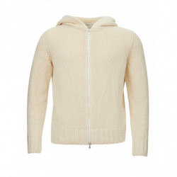 Cardigan color crema con...