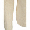 Cardigan color crema con cappuccio e cerniera - IT50 - M-L
