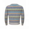Maglione in cashmere girocollo multicolor - IT50 - M-L