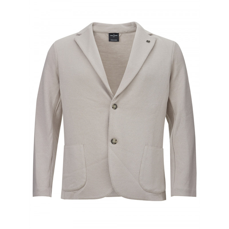 Giacca a due bottoni in lana grigia - IT50 - M-L