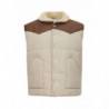 Gilet trapuntato beige - IT50 - M-L