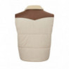 Gilet trapuntato beige - IT50 - M-L