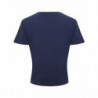 T-shirt Blu Inchiostro in Misto Seta - IT58 - 3XL