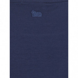 T-shirt Blu Inchiostro in Misto Seta - IT58 - 3XL