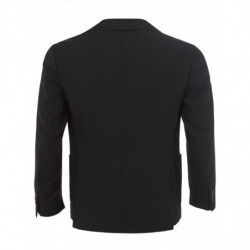 Giacca Nera in Cashmere a Due Bottoni - IT54 - XXL