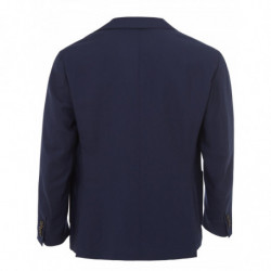 Giacca in Cashmere Blu a Due Bottoni - IT52 - XL