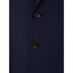 Giacca in Cashmere Blu a Due Bottoni - IT52 - XL