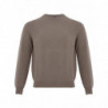 Maglione in Cashmere Girocollo Tortora - IT48 - L