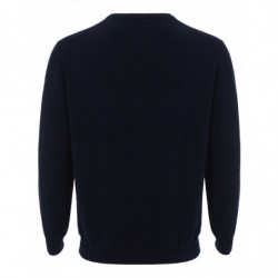 Maglione in cashmere con scollo a V blu navy - IT50 - M-L