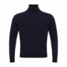 Maglione a collo alto in cashmere blu scuro - IT60 - 4XL