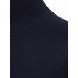 Maglione a collo alto in cashmere blu scuro - IT60 - 4XL