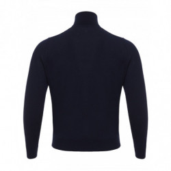 Maglione a collo alto in cashmere blu scuro - IT56 - 3XL