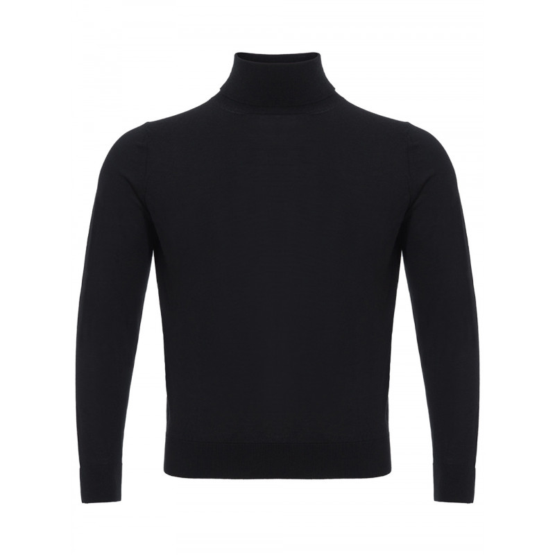 Maglione collo alto in cashmere nero - IT60 - 4XL