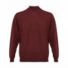 Maglia a collo alto in cashmere bordeaux - IT56 - 3XL