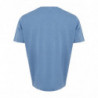 T-shirt azzurra in misto seta - IT58 - 3XL