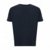 T-shirt Blu in Misto Seta - IT58 - 3XL