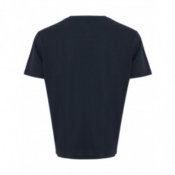T-shirt Blu in Misto Seta - IT58 - 3XL