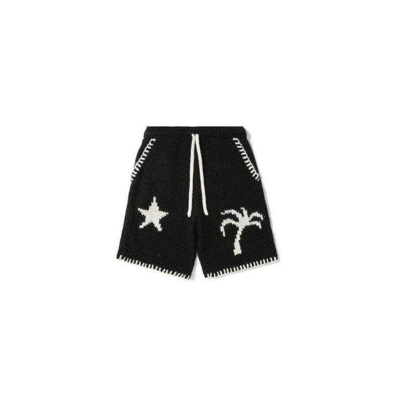Pantaloncini in acrilico nero - M