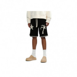 Pantaloncini in acrilico nero - M