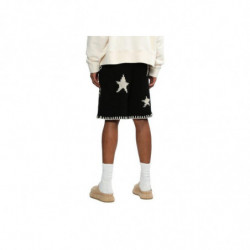 Pantaloncini in acrilico nero - M